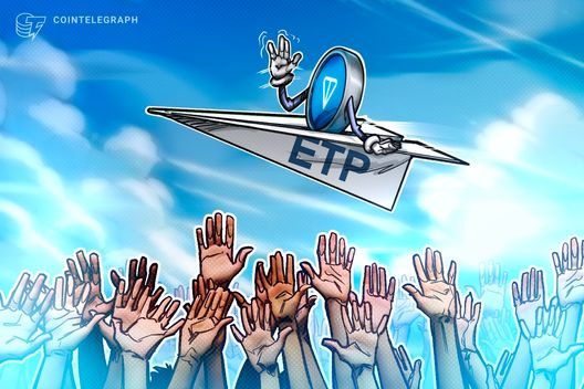 CoinShares launches Toncoin ETP as TON market cap dips below $6B
